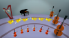 Virtual orchestra playing a song